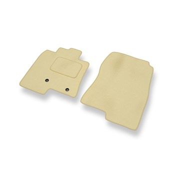 Velour gulvmåtter til Mitsubishi Pajero III SUV (1999-2006) 3 døre - beige