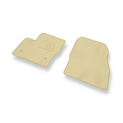 Velour gulvmåtter til Ford Transit Connect Varevogn (2014-2023) 5-personers - beige