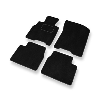Velour gulvmåtter til Mazda Xedos 9 Sedan (1993-2003) - sort
