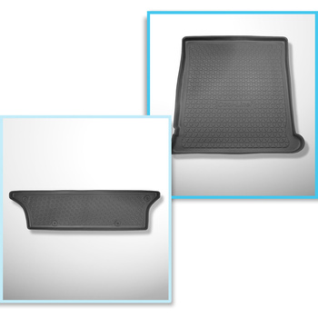 Bagagerumsmåtte og bilmåttesæt TPE PREMIUM skræddersyet til: Volkswagen Sharan I