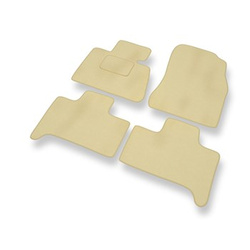 Velour gulvmåtter til BMW X5 I E53 SAV (1999-2006) - beige