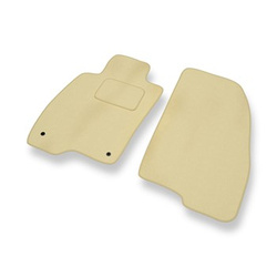 Velour gulvmåtter til Alfa Romeo MiTo Hatchback (2008-2018) - beige