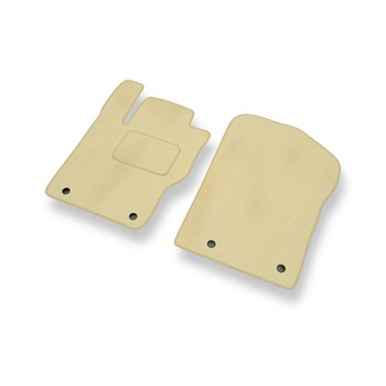 Velour gulvmåtter til Mercedes-Benz M-Klasse W166 SUV (2011-2015) - beige