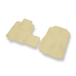 Velour gulvmåtter til Honda CR-V III SUV (2007-2012) - beige