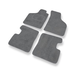 Velour gulvmåtter til Renault Twingo I Hatchback (1992-2007) - grå