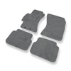 Velour gulvmåtter til Subaru Impreza III Hatchback, Sedan (2007-2011) - grå