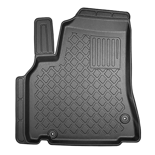 TPE-gulvmåtter til Peugeot Partner II Varevogn (2008-08.2018) - 5 eller 7 pladser; ingen tredje række