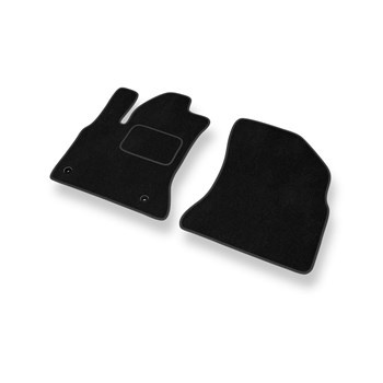 Velour gulvmåtter til Citroen C4 Grand Picasso I Minivan (2006-2013) - sort