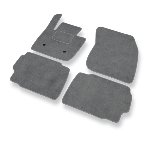 Velour gulvmåtter til Ford Mondeo V Hatchback, Stationcar, Sedan (2014-2021) - grå