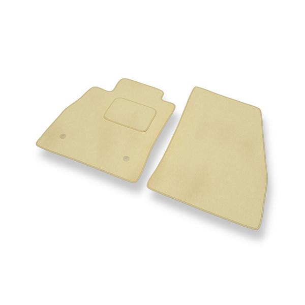 Velour gulvmåtter til Ford KA+ Hatchback (2016-2021) - beige
