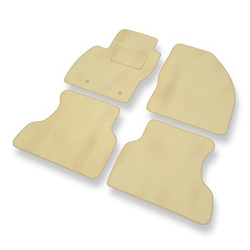 Velour gulvmåtter til Ford Focus II Hatchback, Stationcar, Sedan (2005-2010) - beige