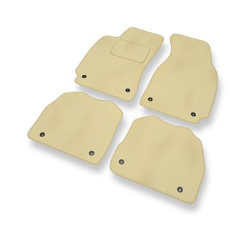 Velour gulvmåtter til Skoda Superb I Sedan (2001-2008) - beige