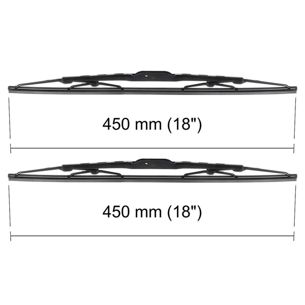 Vinduesviskere til forruden til Mazda 121 Hatchback (1987-1991) - Standard viskerblade