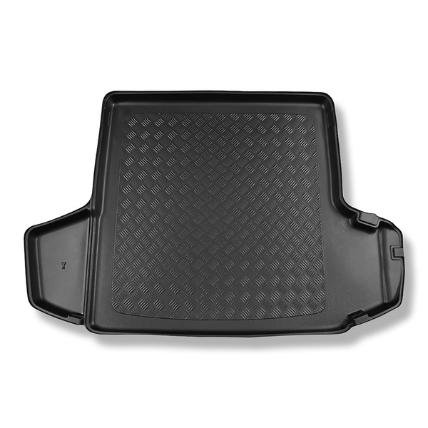 Gulvmåtte til bagagerum Skoda Octavia III 5E Stationcar (05.2013-05.2020) - øverste bagagerum (ens tærskelværdi); med højre og venstre (fjernbare) fordybninger