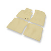 Velour gulvmåtter til Nissan Note E12 Hatchback (2013-2016) - beige