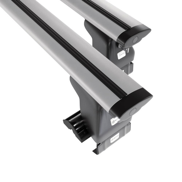 Tagbagagebærer til bil Volkswagen Golf mk V Hatchback (2004-2007) - sølv bagagebærer til taget - lastholder - tagholder - uden monteringselementer - Aluminium