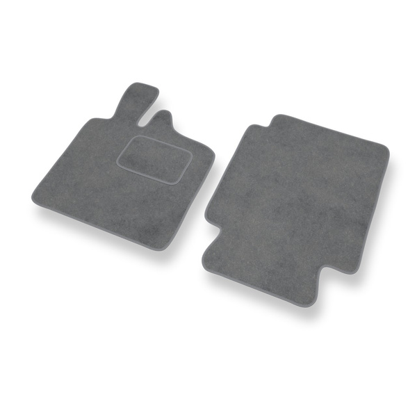 Velour gulvmåtter til Smart ForTwo I Hatchback, Cabriolet (1998-2007) - grå