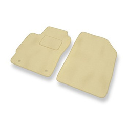 Velour gulvmåtter til Chevrolet Aveo II T300 (2011-2020) - beige