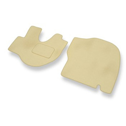 Velour gulvmåtter til Hyundai H100 Varevogn (1992-2006) - beige
