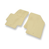 Velour gulvmåtter til Hyundai Accent III Sedan (2006-2011) - beige