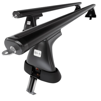 Tagbagagebærer til bil Alfa Romeo 166 Sedan (2004-2007) - sort bagagebærer til t