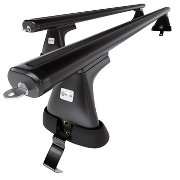 Tagbagagebærer til bil Skoda Octavia mk II Liftback (2009-2012) - sort bagagebær