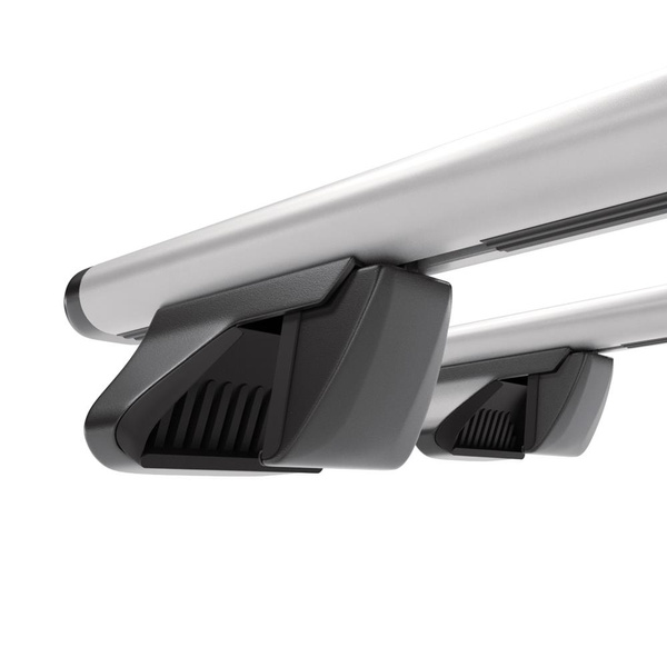 Tagbagagebærer til bil Volvo XC90 I SUV (2002-2014) - sølv bagagebærer til taget - lastholder - tagholder - rækværk - Aluminium