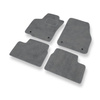 Velour gulvmåtter til Opel Astra H Caravan, Hatchback, Cabriolet, Sedan (2004-2012) - grå
