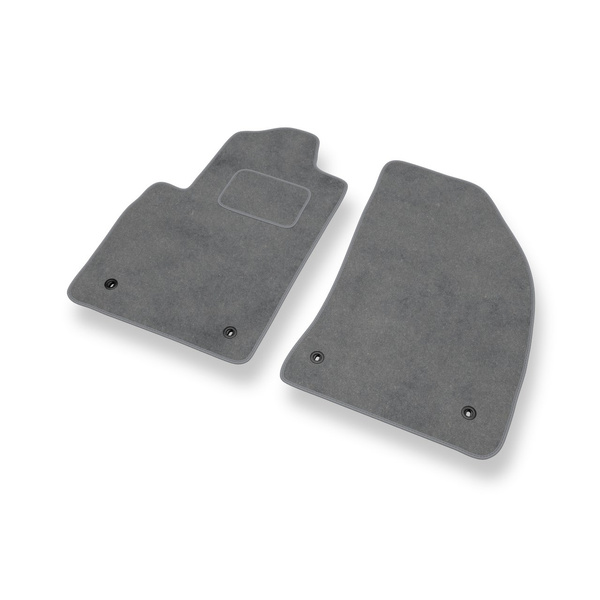 Velour gulvmåtter til Mazda 2 I Hatchback (2003-2007) - grå