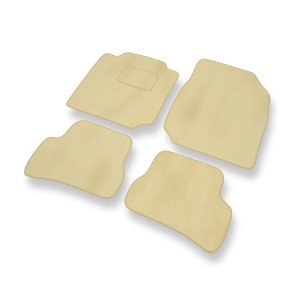 Velour gulvmåtter til Nissan Micra III Hatchback, Cabriolet (2002-2010) - beige