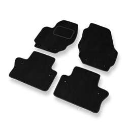 Velour gulvmåtter til Volvo V60 I Stationcar (2010-2018) - sort