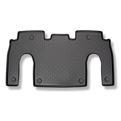 TPE-gulvmåtter til Tesla Model X SUV (10.2016-....) - 6 sæder; II række
