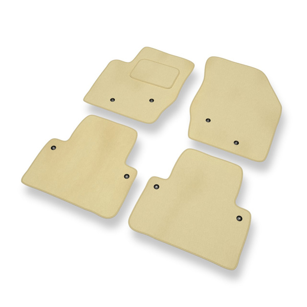 Velour gulvmåtter til Volvo XC90 Q5 SUV (2002-2014) - beige