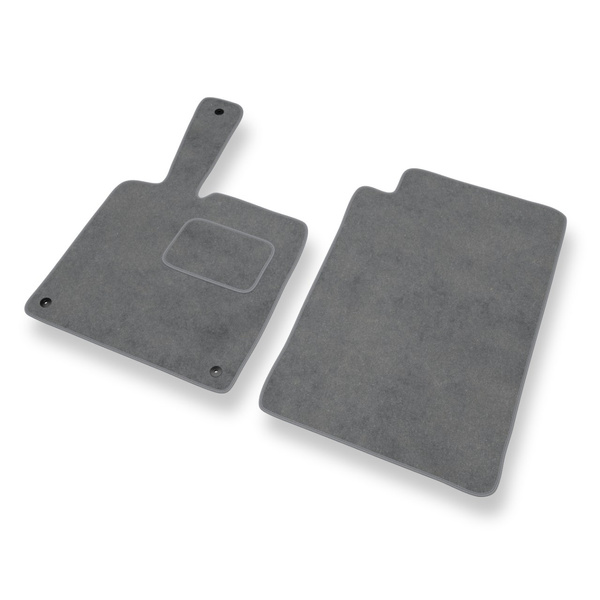 Velour gulvmåtter til Smart ForTwo II Hatchback, Cabriolet (2007-2013) - grå