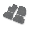 Velour gulvmåtter til Mazda 3 I Hatchback, Sedan (2003-2009) - grå