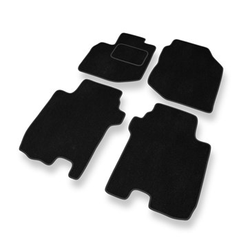 Velour gulvmåtter til Honda Jazz III Hatchback (2008-2015) - sort