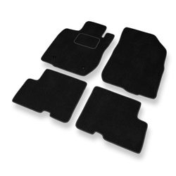 Velour gulvmåtter til Dacia Sandero I, II Hatchback (2008-2020) - sort