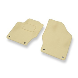 Velour gulvmåtter til Citroen C4 II Hatchback (2010-2018) - beige