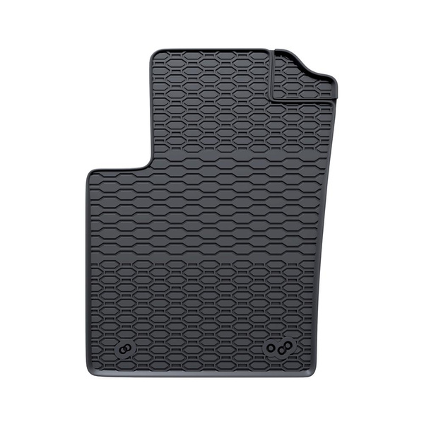 Gummigulvmåtter til biler Fiat Panda II (2003-2012) - sort