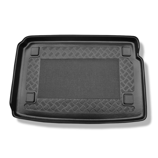 Gulvmåtte til bagagerum Citroen Nemo Varevogn (06.2008-01.2016) - 5 sæder; metalplade på bagagerums sidevægge