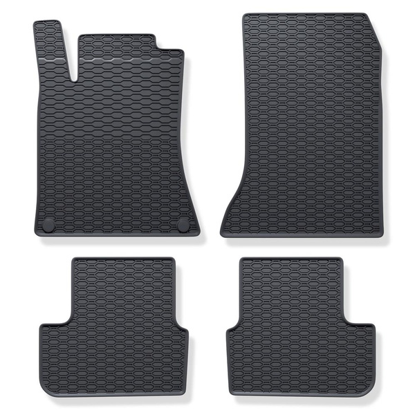 Gummigulvmåtter til biler Mercedes-Benz A-Klasse W176 Hatchback (2012-2017) - sort - 4 stk.