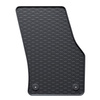 Gummigulvmåtter til biler Audi Q3 II SUV (2018-....) - sort - 4 stk.
