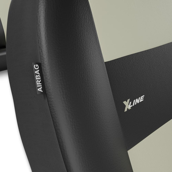 Universelle sædebetræk til biler til Skoda Kodiaq I, II (2016-....) - beige