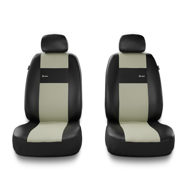 Universelle sædebetræk til biler til Skoda Kodiaq I, II (2016-....) - beige