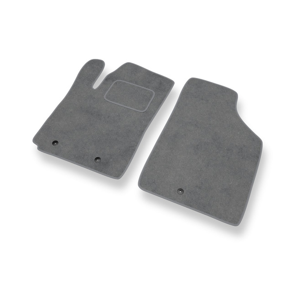 Velour gulvmåtter til Hyundai i10 I Hatchback (2007-2012) - grå