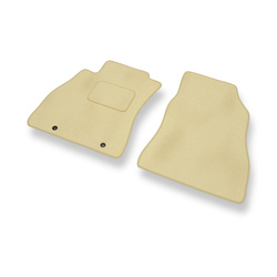 Velour gulvmåtter til Nissan Pulsar Hatchback (2014-2018) - beige