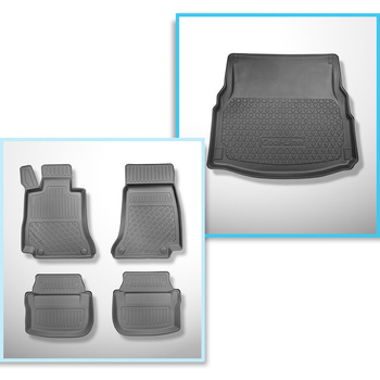 Bagagerumsmåtte og bilmåttesæt TPE PREMIUM skræddersyet til: Mercedes-Benz E-Kla