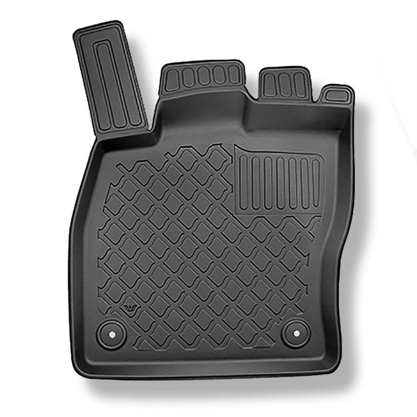 Bagagerumsmåtte og bilmåttesæt TPE skræddersyet til: Cupra Leon e-Hybrid Sportstourer (10.2020-....) - øverste bagagerum; bevægeligt gulv i øverste position