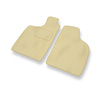 Velour gulvmåtter til Nissan Navara D22 Pick-Up (1997-2005) - beige