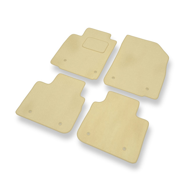 Velour gulvmåtter til Lexus LS IV XF40 Sedan (2006-2010) - beige